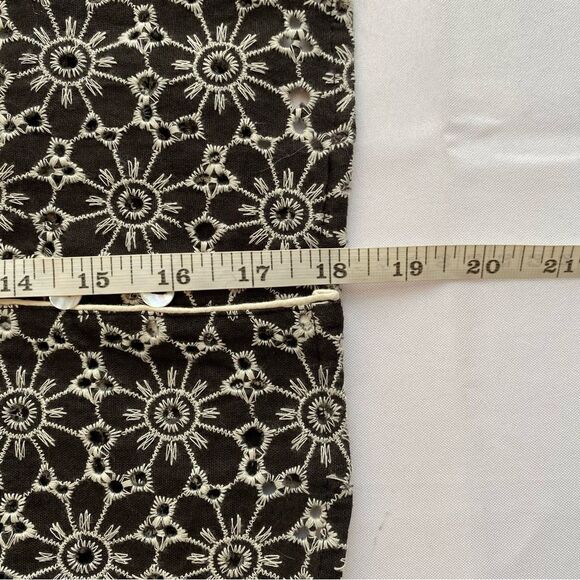 NWOT Free People Black/ White Dream A Little Dream Blouse Size Extra Small - Picture 15 of 15